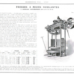 presse à maies roulantes a serrage automatique Marmonier