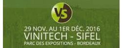 pmh vinicole vinitech 2016 bordeaux pompe à vin équipement reception vendange en cave